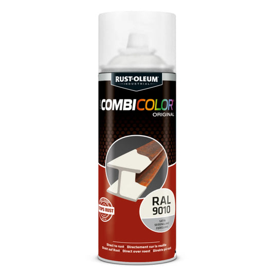 Rust-Oleum 7394 CombiColor Aerosols White Satin - 400ml