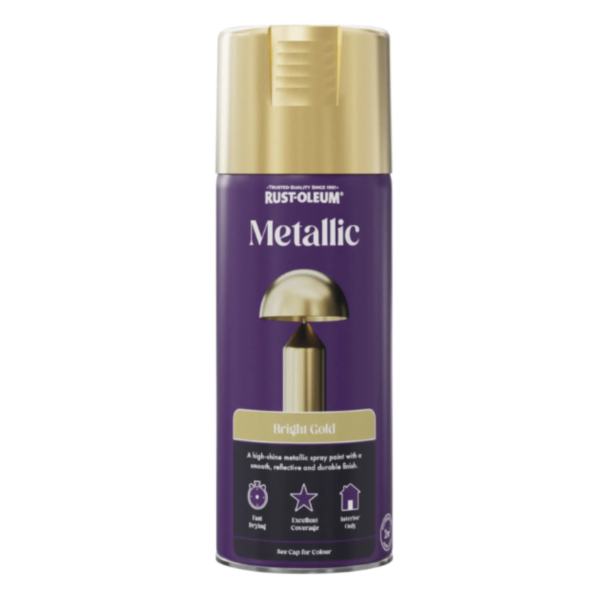 Rust-Oleum Metallic Brilliant Bright Gold - 400ml