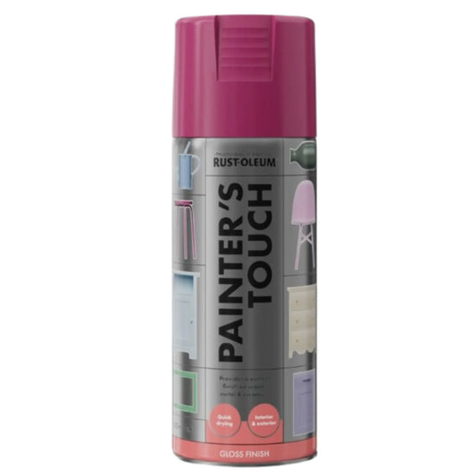 Rust-Oleum Painter's Touch spray paint can on a white background