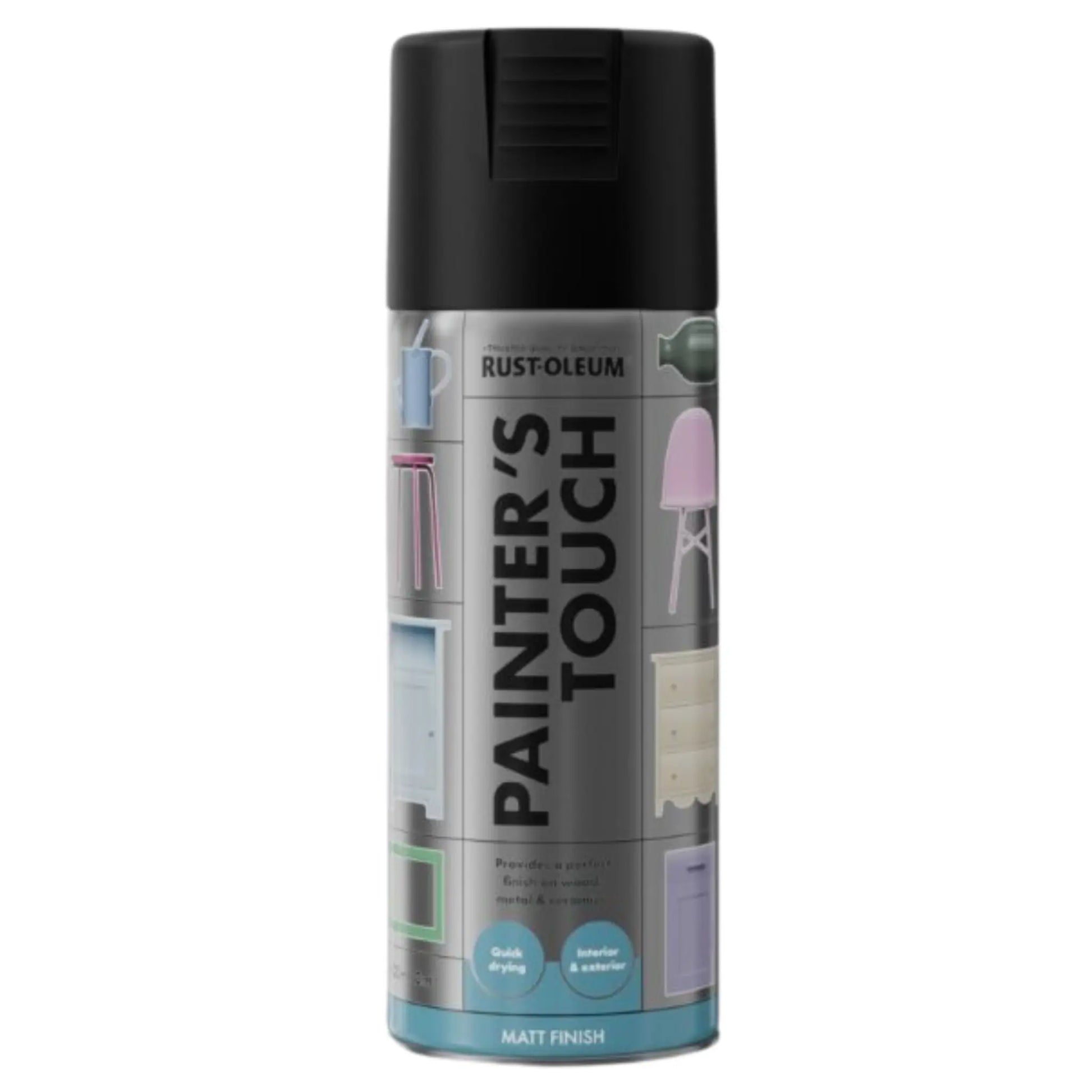 Rust-Oleum Painter's Touch spray paint can on a white background