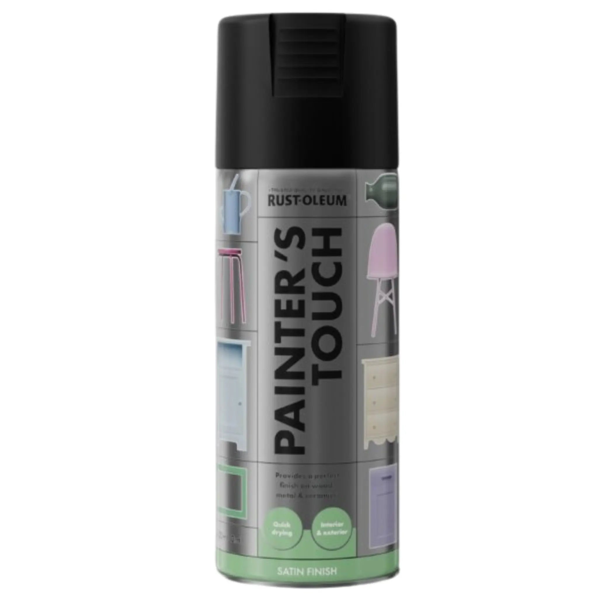 Rust-Oleum Painter's Touch spray paint can on a white background