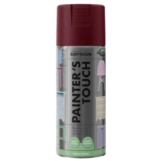 Rust-Oleum Painter's Touch spray paint can on a white background