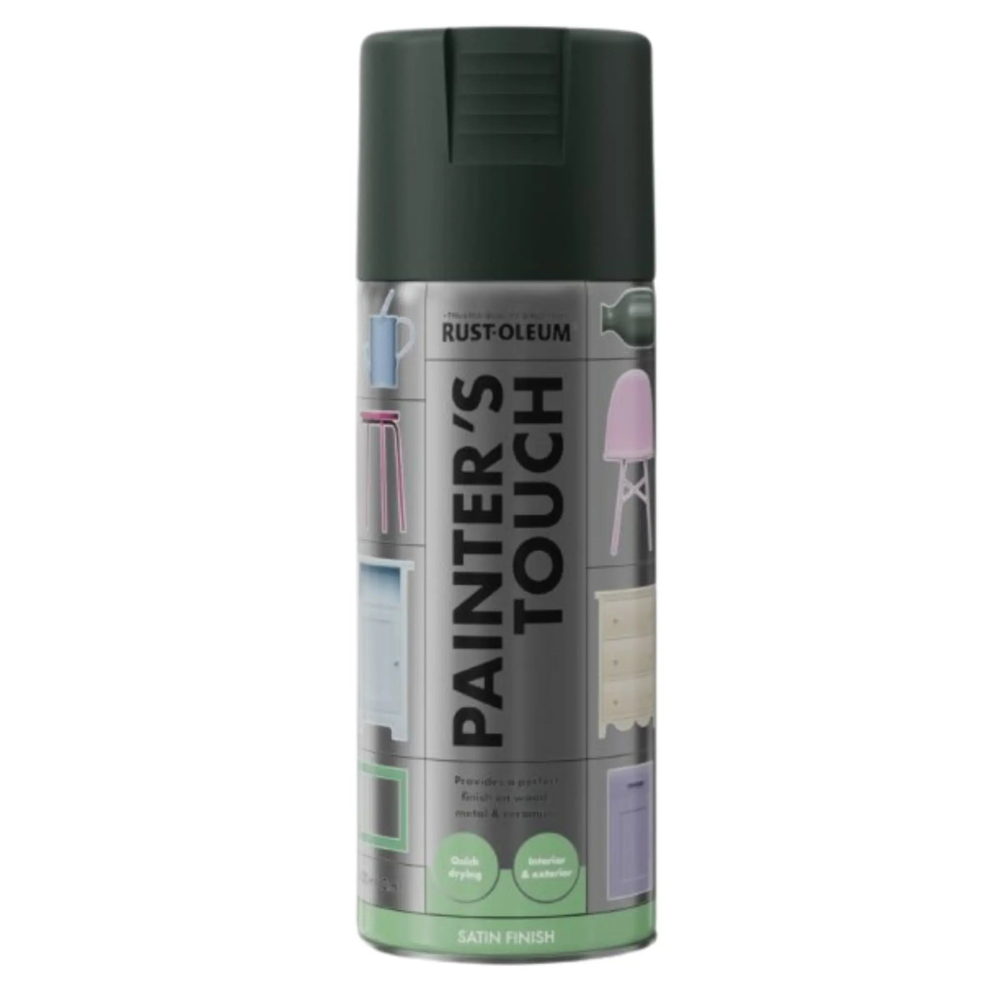 Rust-Oleum Painter's Touch spray paint can on a white background