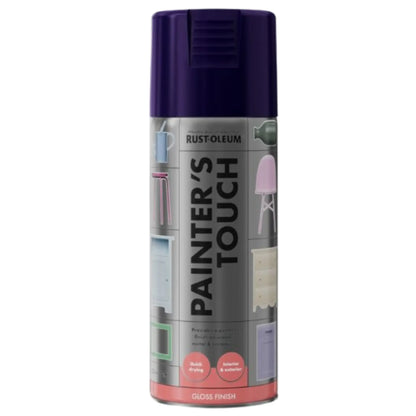 Rust-Oleum Painter's Touch spray paint can on a white background