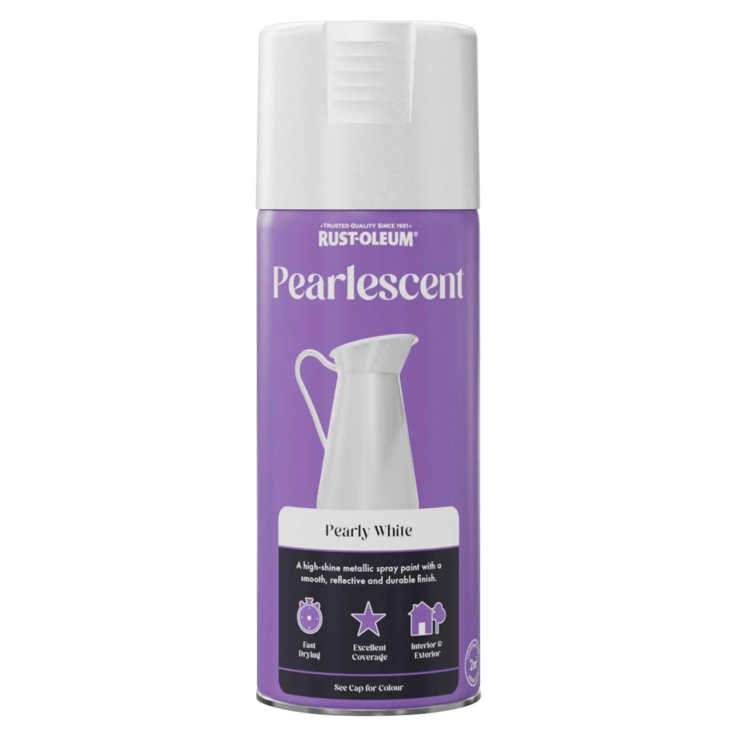 Rust-Oleum Metallic Pearly White - 400ml