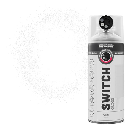 Rust-Oleum Switch spray paint can on a white background