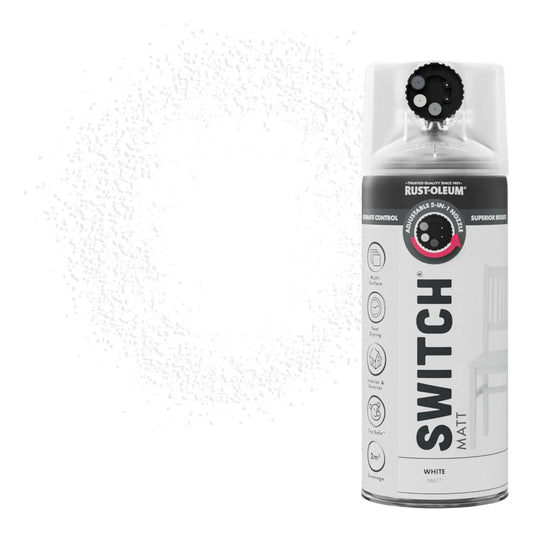 Rust-Oleum Switch spray paint can on a white background