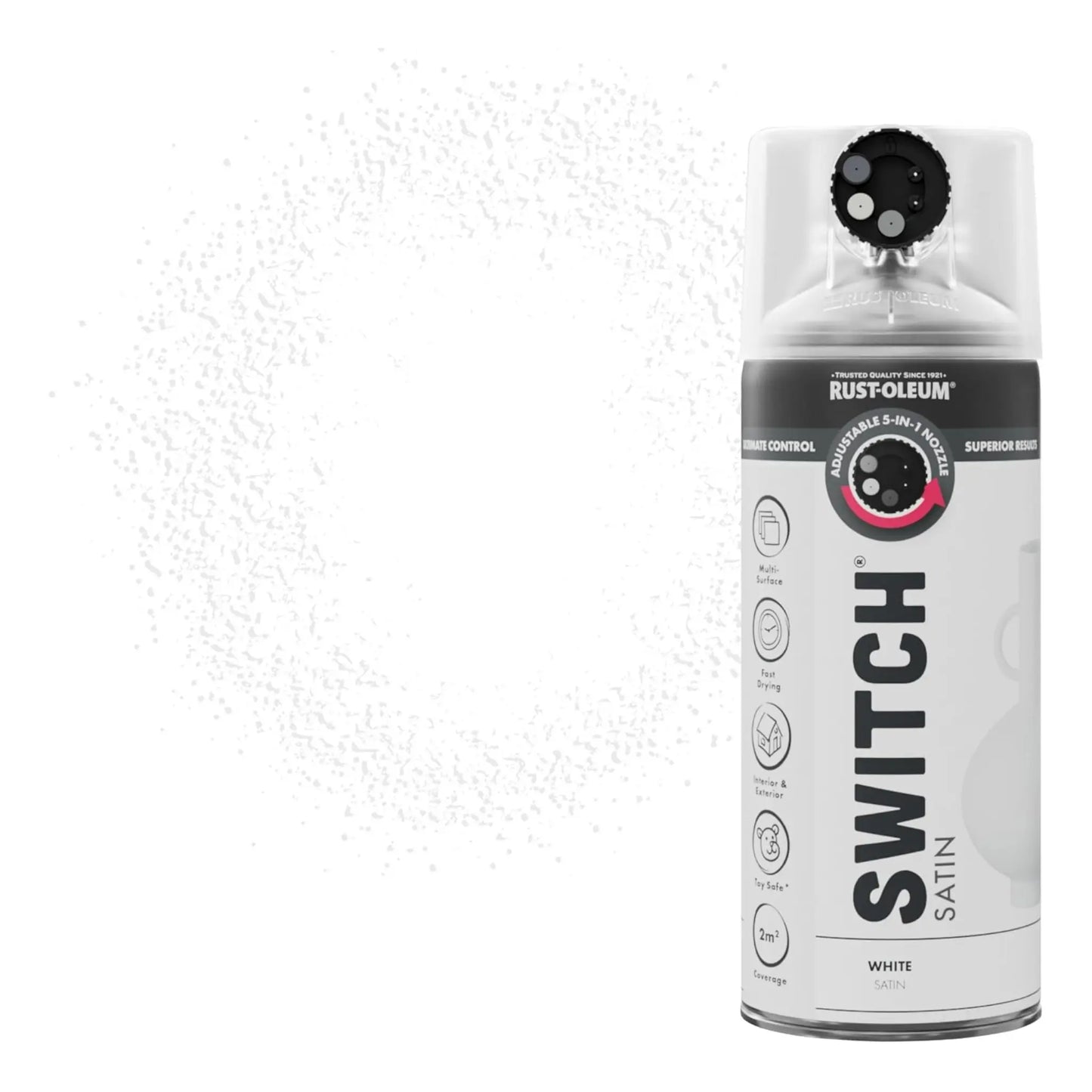 Rust-Oleum Switch White Satin 400ml