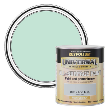 Rust-Oleum Universal All-Surface - Duck Egg Blue Satin- 750ml