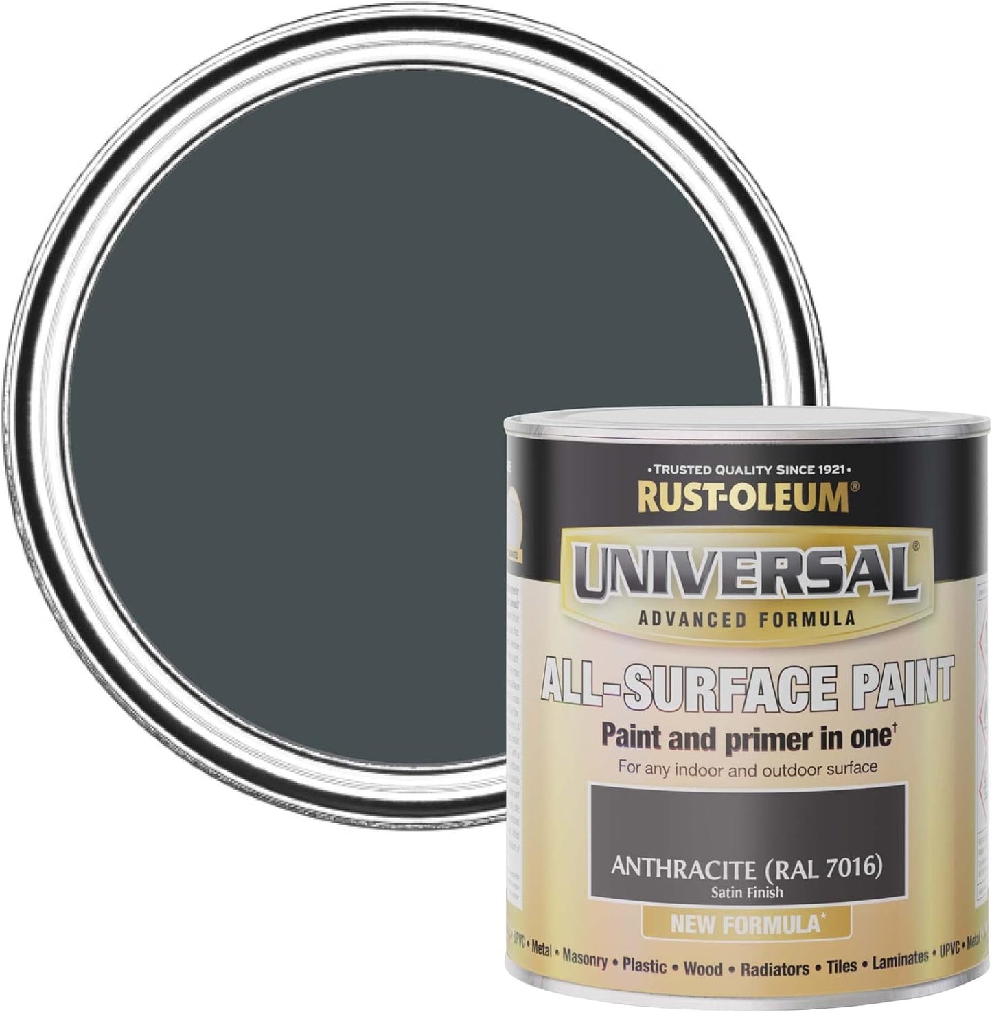 Rust-Oleum Universal All-Surface - Anthracite Satin - 750ml