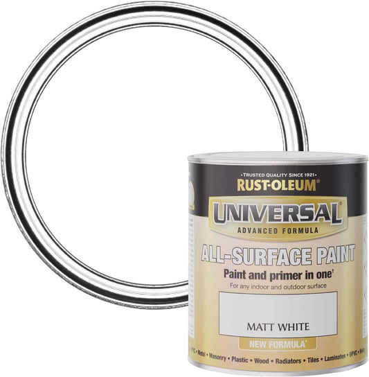 Rust-Oleum Universal All-Surface - White Matt - 750ml