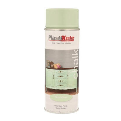 Plastikote Chalk Finish Spray Pastel Green - 400ml