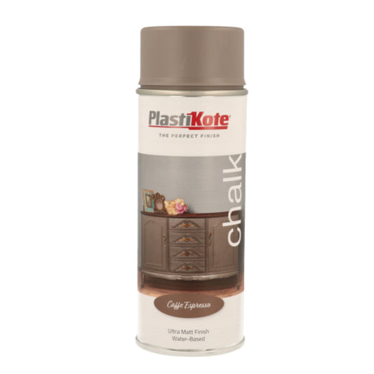 Plastikote Chalk Finish Spray Cafe Espresso - 400ml