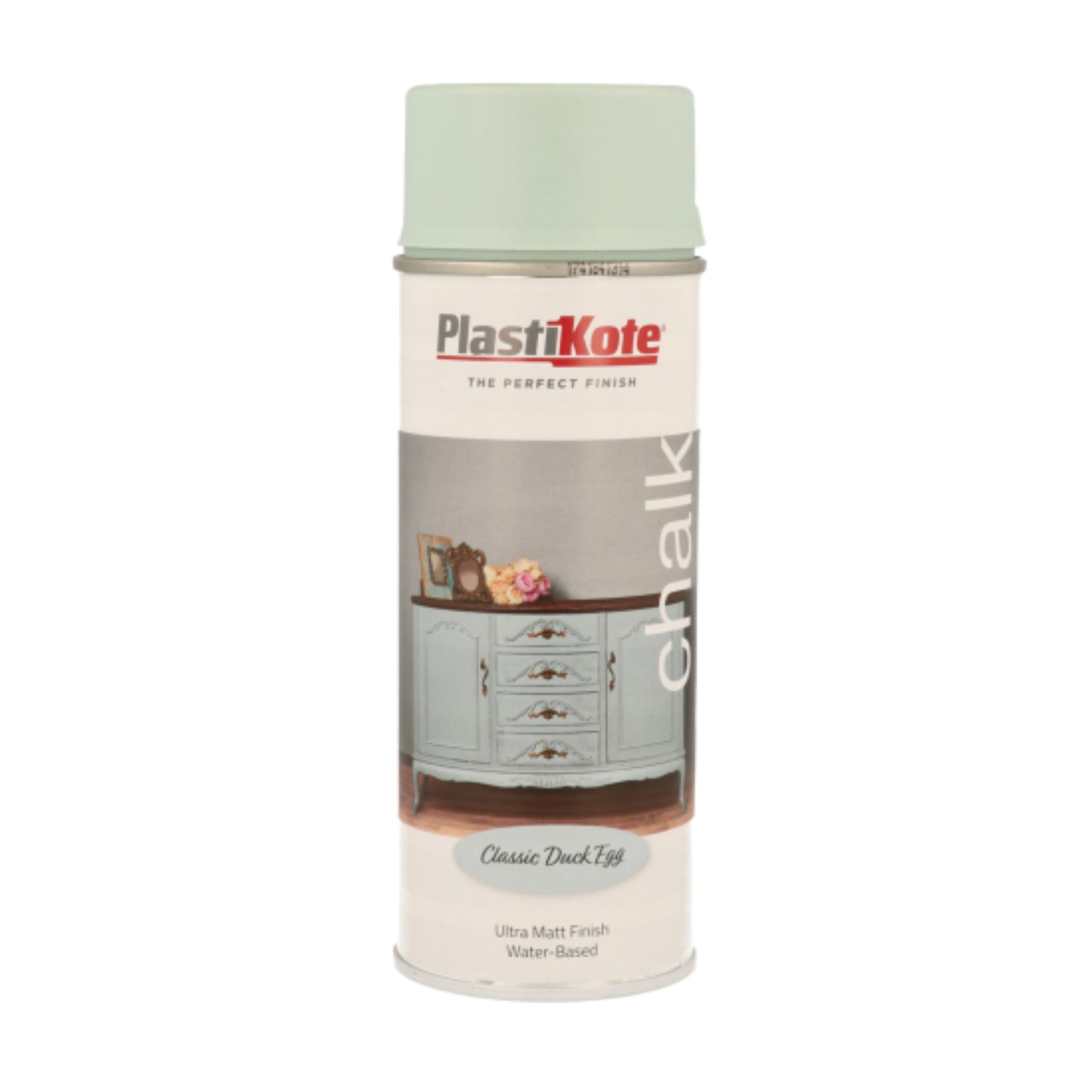 Plastikote Chalk Finish Spray Classic Duck Egg - 400ml