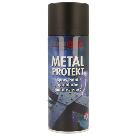 Plastikote Metal Protekt Matt Black 400ml