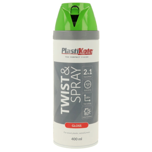 Plastikote Twist & Spray April Green - 400ml 