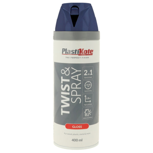 Plastikote Twist & Spray Royal Blue - 400ml