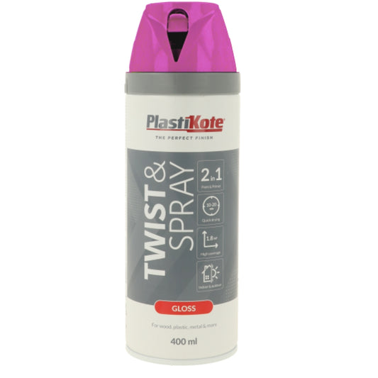 Plastikote Twist & Spray Pink Burst 400ml