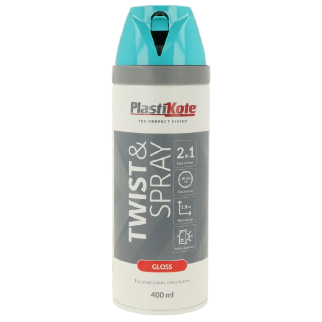 Plastikote Twist & Spray Gloss Exotic Blue -400ml