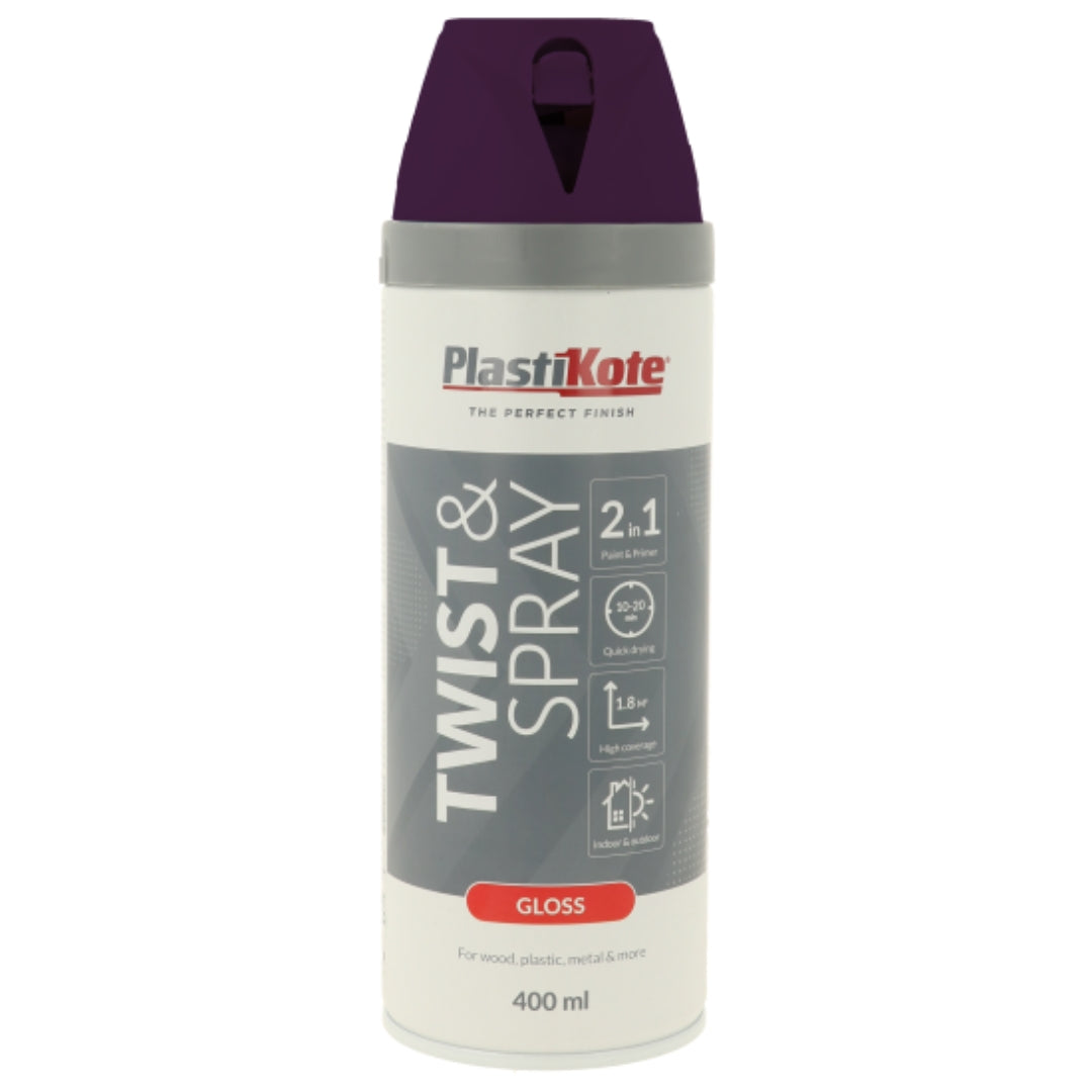 Plastikote Twist & Spray Gloss Purple Violet