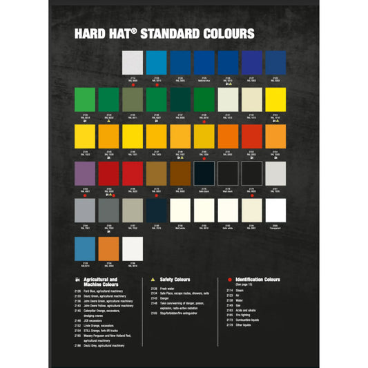 Rust-Oleum 2100 Hard Hat Ral 3000 Flame Red Gloss Topcoat - 500ml