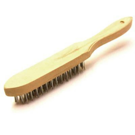 Wooden Handle Wire Brush