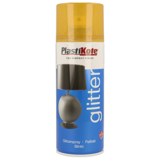 PlastiKote Glitter Effect Spray Gold - 400ml