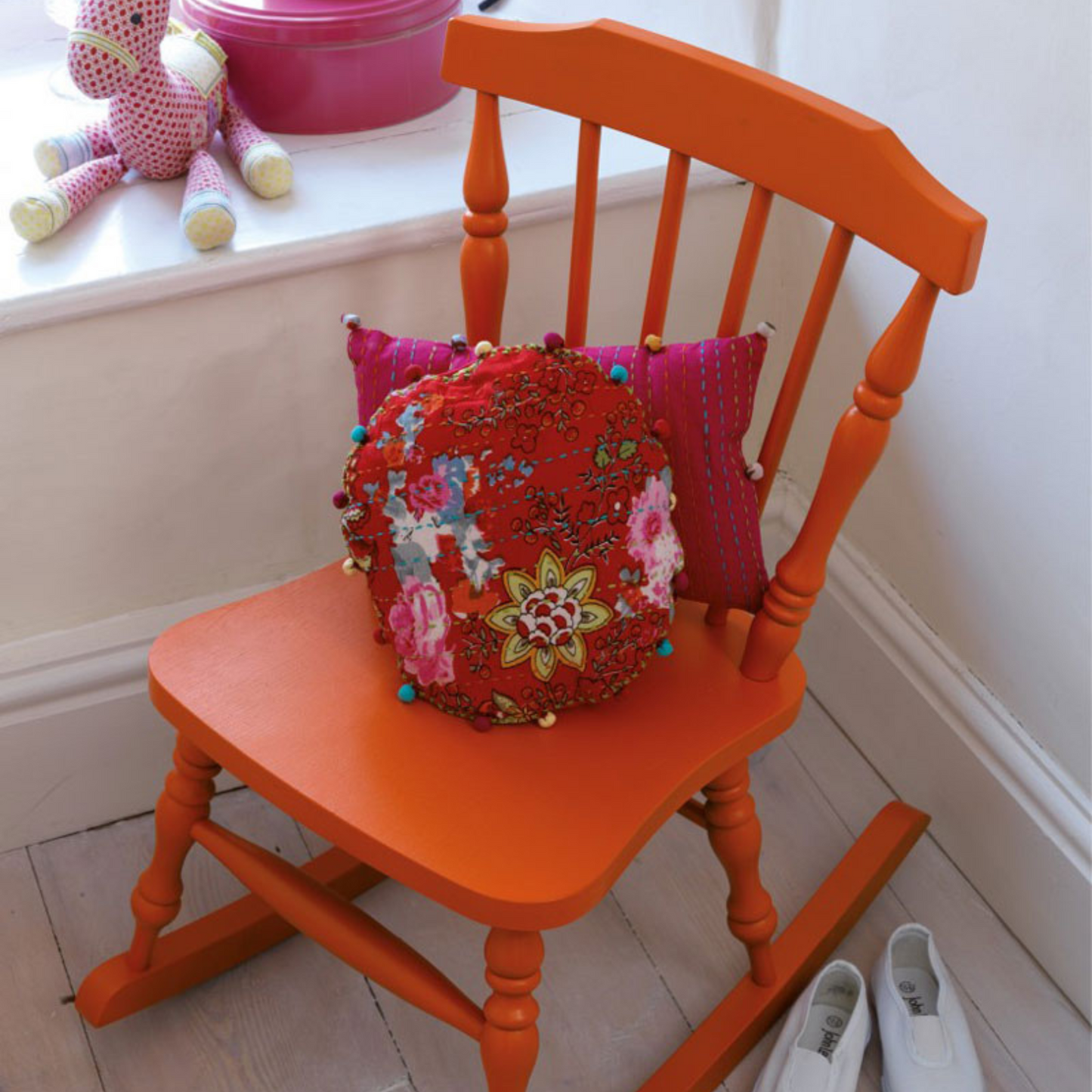 Rocking Chair in Orange