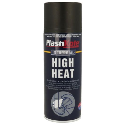 Plastikote High Heat Paint Black -400ml