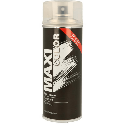 MaxiColor Spray Gloss Clear Lacquer - 400ml
