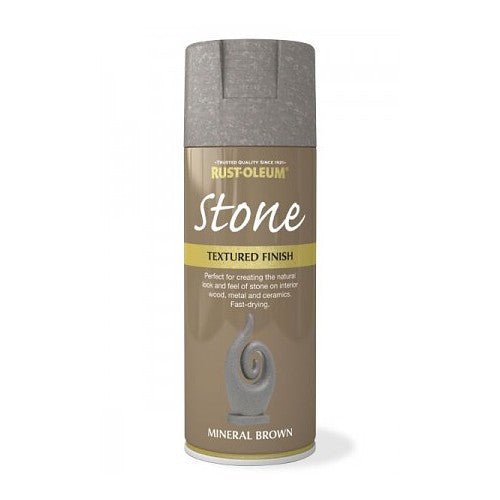 Rustoleum textured spray stone mineral brown