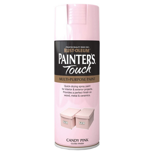Rust-Oleum Painters Touch Gloss Candy Pink - 400ml