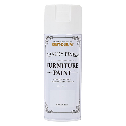 Rustoleum chalky furniture spray chalk white