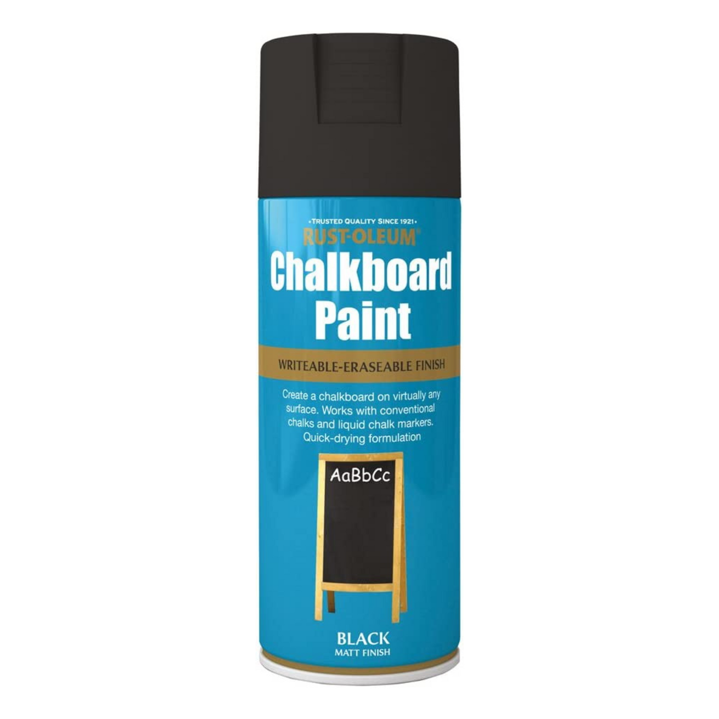 Rustoleum chalkboard paint matt black