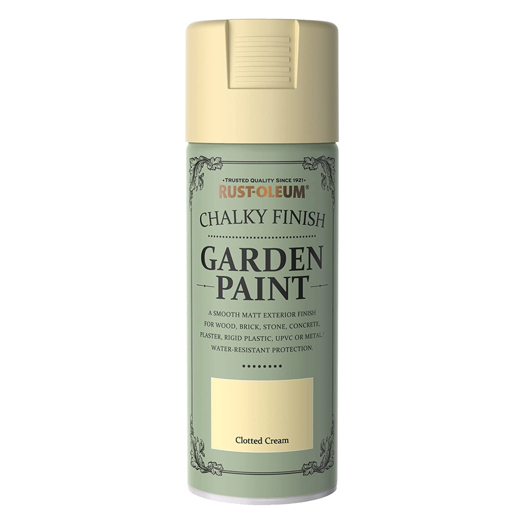 Rust-Oleum Chalky Garden Furniture Spray Paint Clotted Cream - 400ml ...