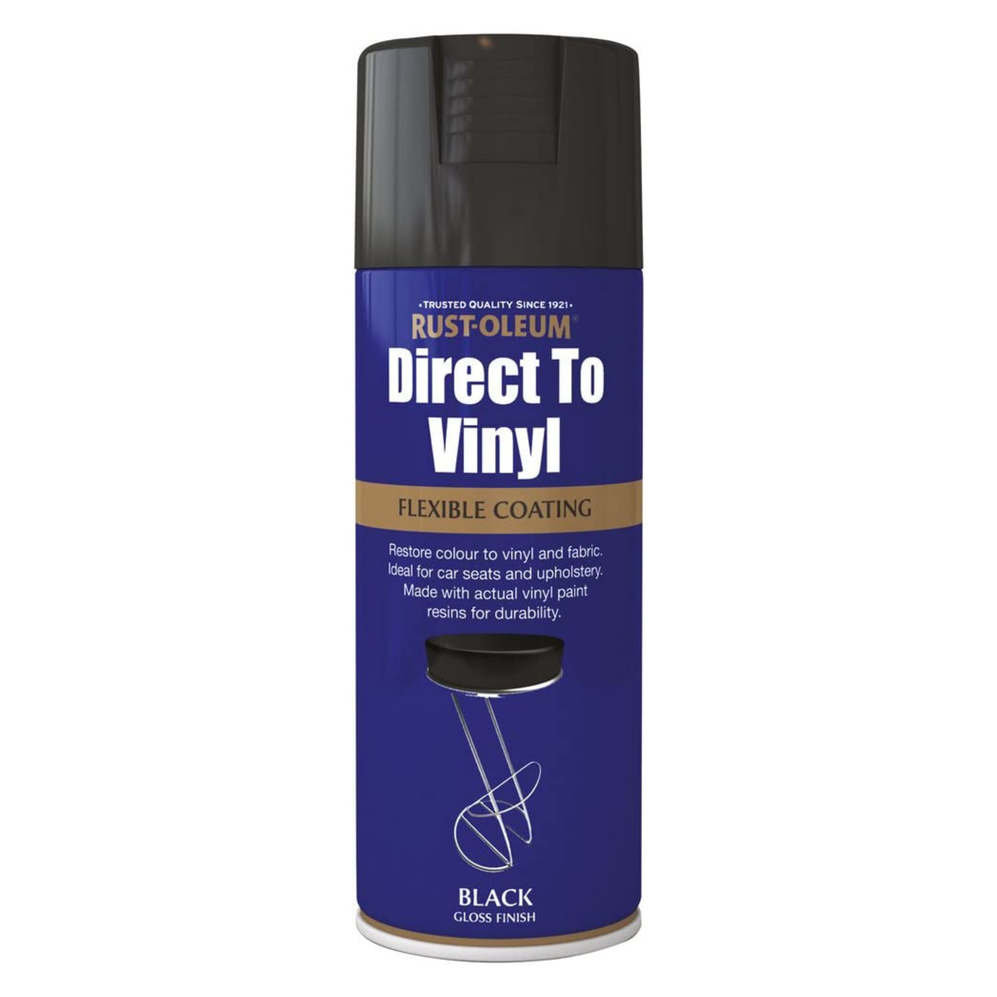 Rustoleum direct to vinyl gloss black