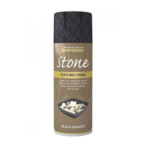 Rustoleum textured spray stone black granite
