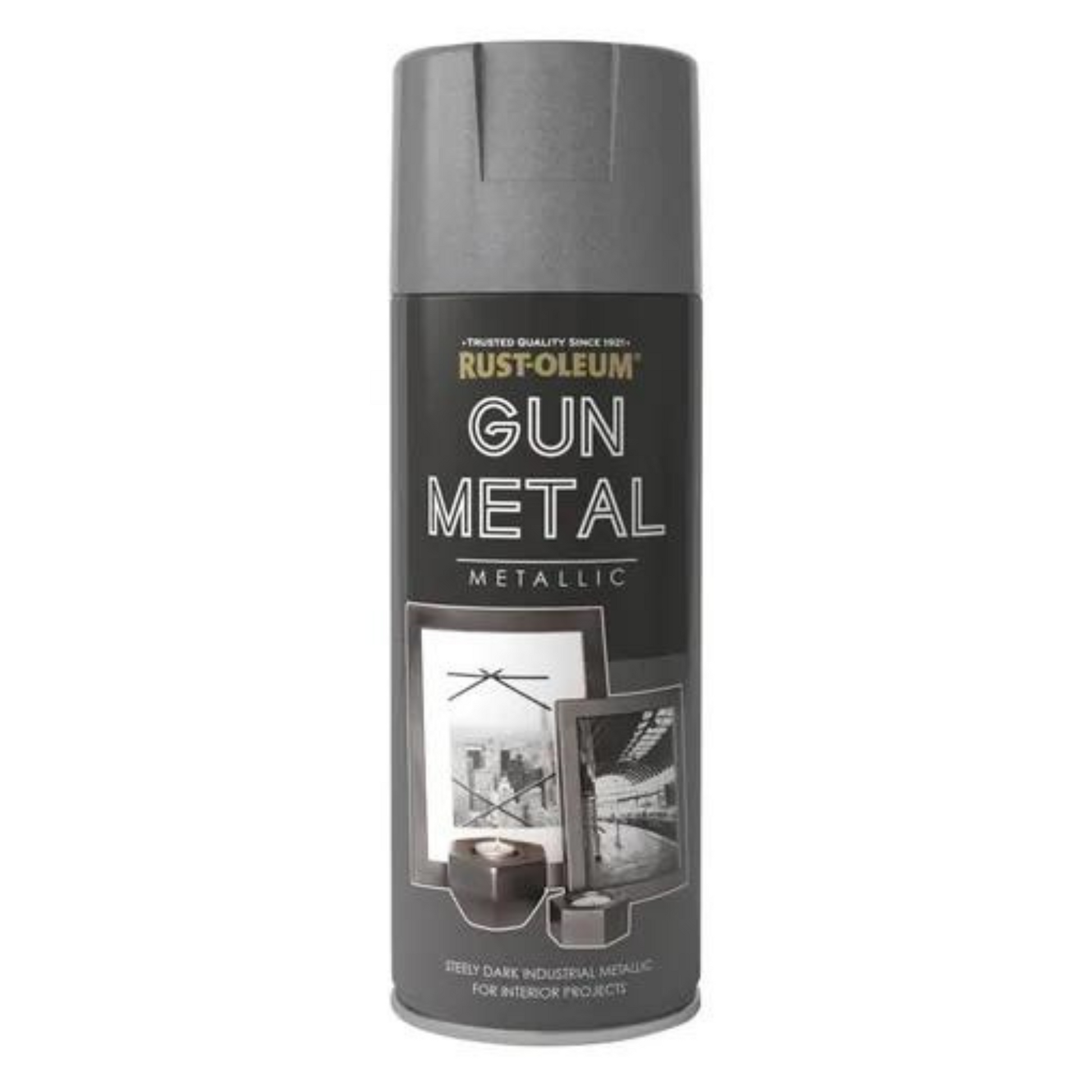 Rustoleum metallic spray gun metal