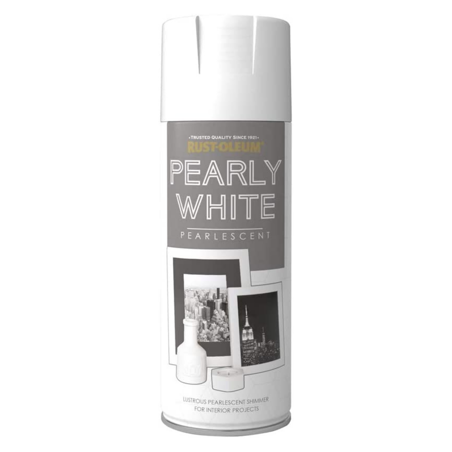 Rustoleum metallic spray pearly white