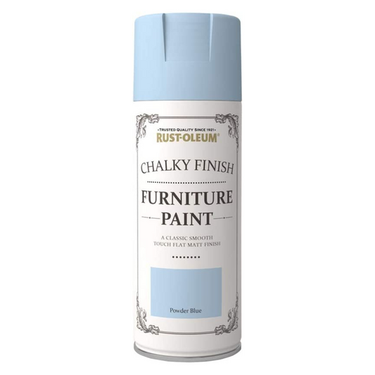 Rustoleum chalky furniture spray powder blue