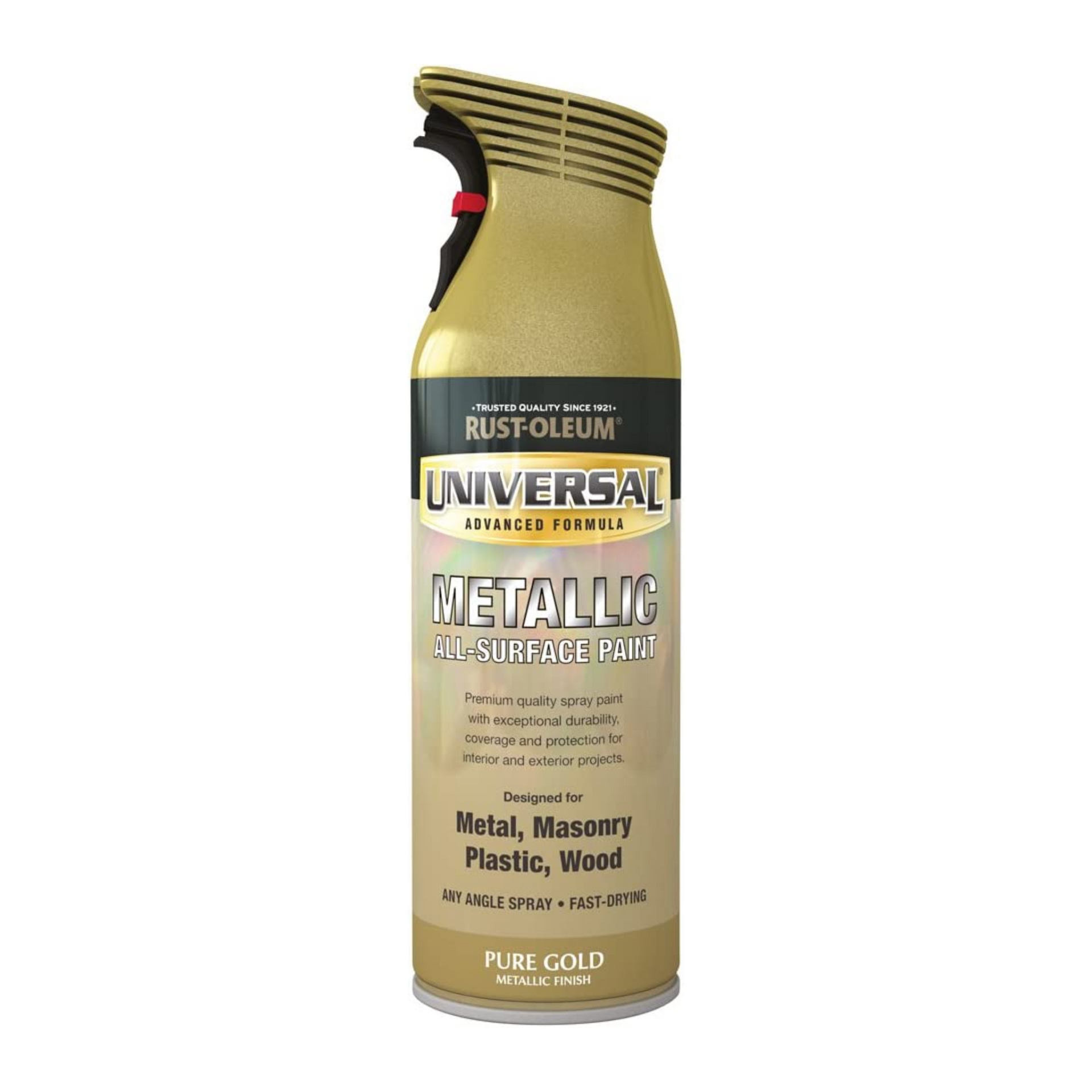 Rust Oleum Universal Pure Gold Metallic 400ml Andrews Aerosols