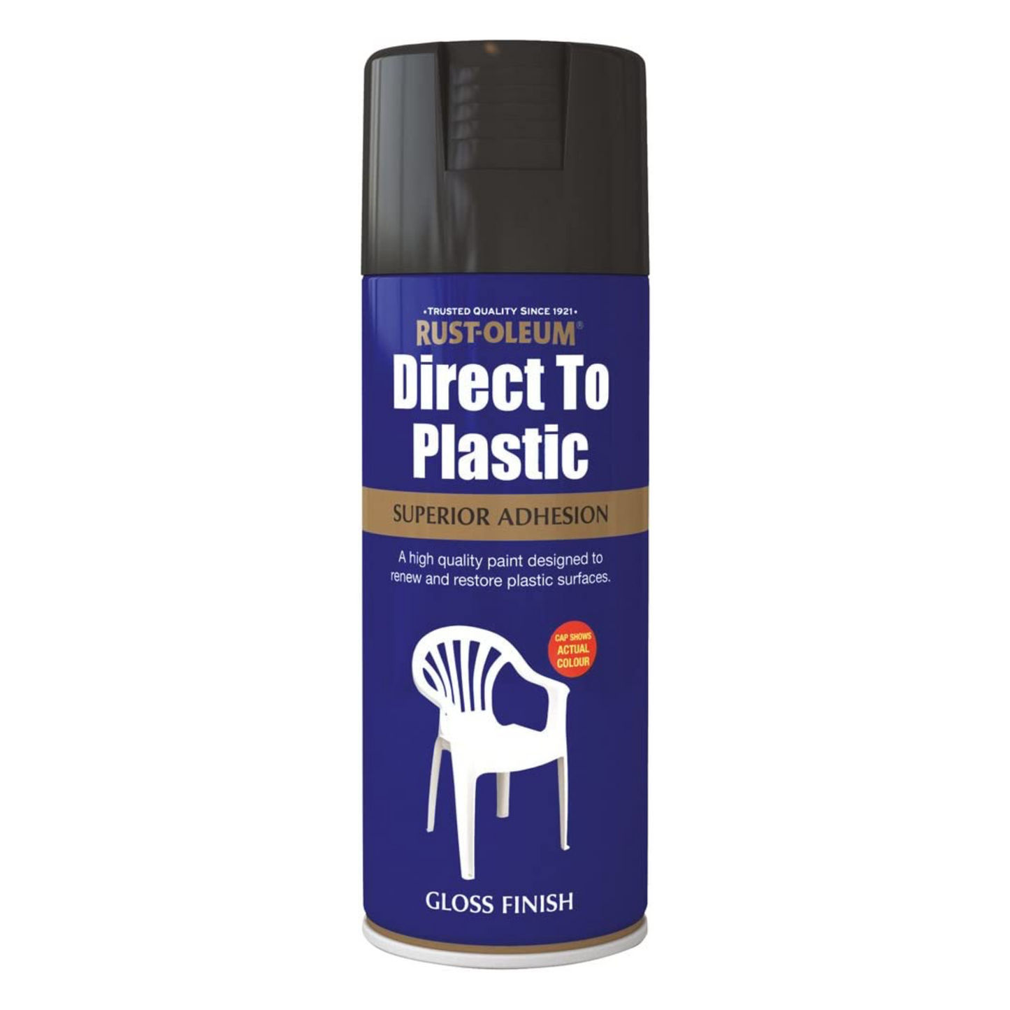 Rustoleum direct to plastic gloss black