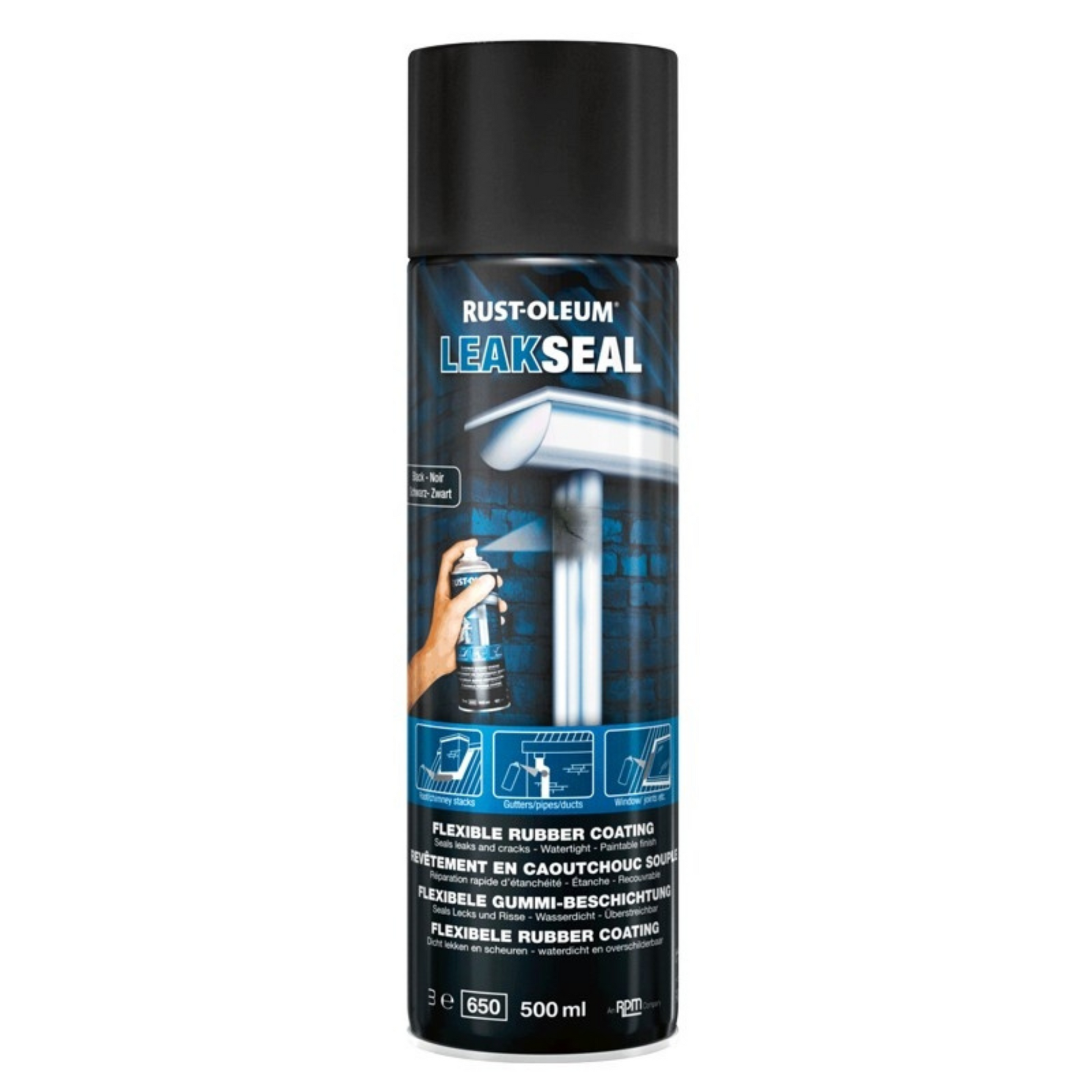 Rustoleum leak seal black