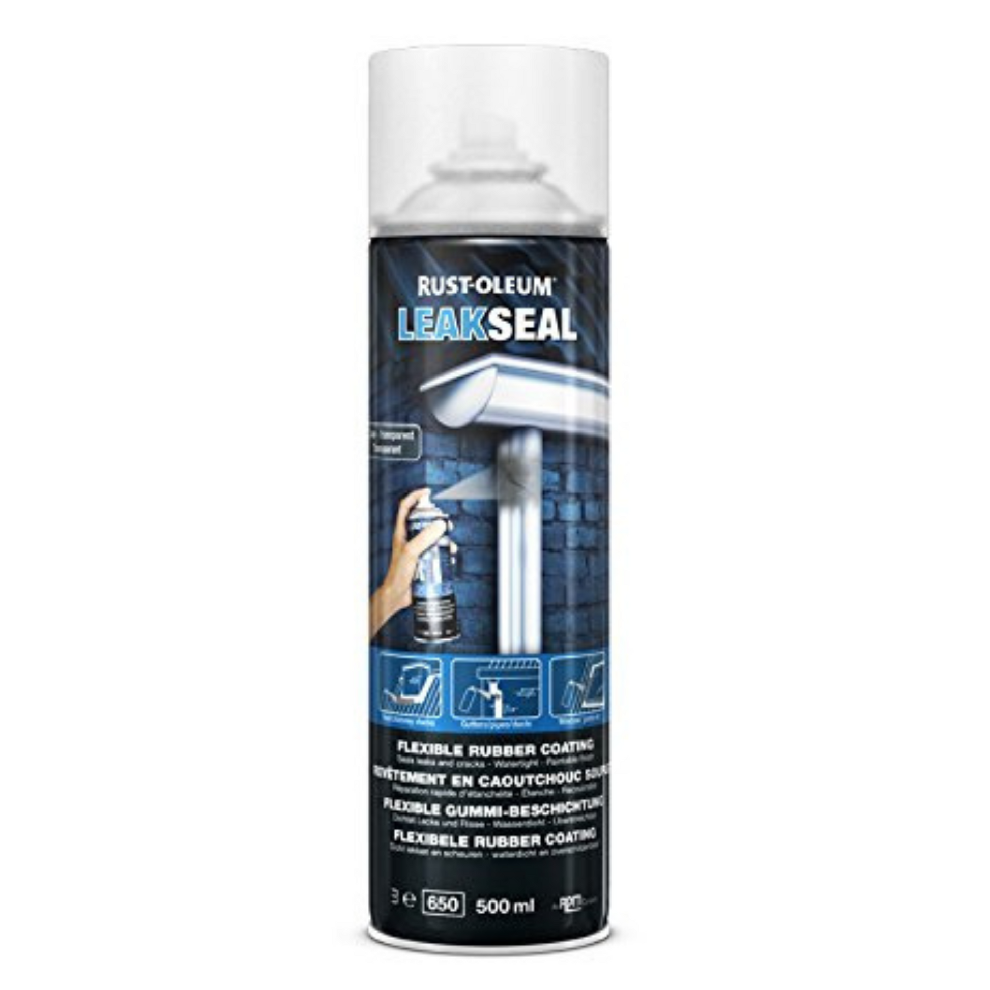 Rust Oleum Leak Seal Clear 500ml Andrews Aerosols