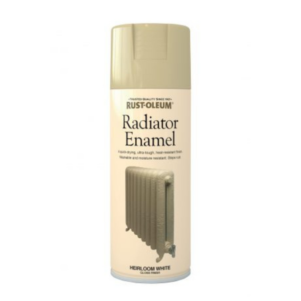 Rust-Oleum Radiator Enamel Heirloom White Matt - 400ml – Andrews Aerosols